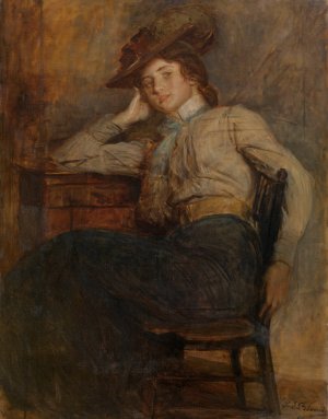 Reverie by Jacques-Emile Blanche Oil Painting