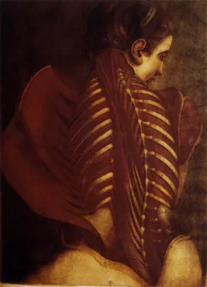 Back of Female by Jacques-Fabien Gautier-Dagoty - Oil Painting Reproduction