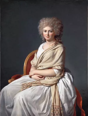 Anne-Marie-Louise Thelusson, Comtesse de Sorcy Oil painting by Jacques-Louis David