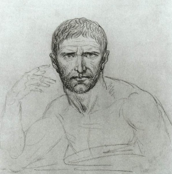 Main Product Photo of Brutus Painting by Jacques-Louis David