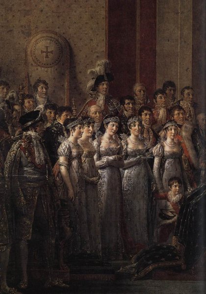 Main Product Photo of Consecration of the Emperor Napoleon I Detail Painting by Jacques-Louis David