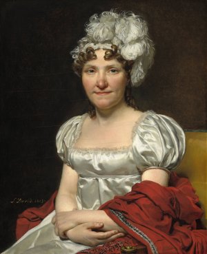 Madame David by Jacques Louis David Oil Painting