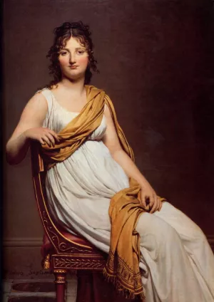Madame Raymond de Verninac Oil painting by Jacques-Louis David