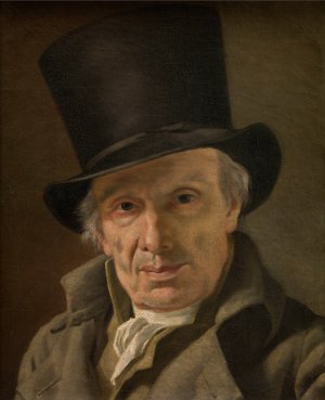 Man in a Hat by Jacques Louis David Oil Painting