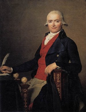 Portrait of Gaspar Mayer Oil painting by Jacques-Louis David