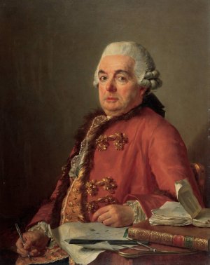 Portrait of Jacques-Francois Desmaisons by Jacques Louis David Oil Painting