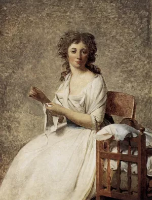 Portrait of Madame Adelaide Pastoret by Jacques-Louis David - Oil Painting Reproduction