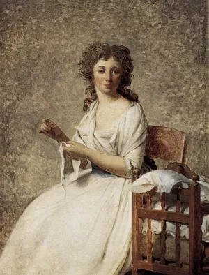 Portrait of Madame Adelaide Pastoret Oil painting by Jacques-Louis David
