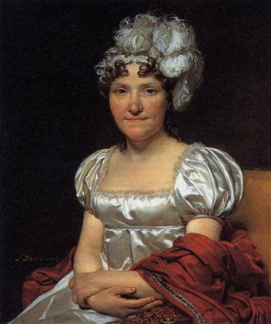 Portrait of Marguerite-Charlotte David by Jacques-Louis David Oil Painting