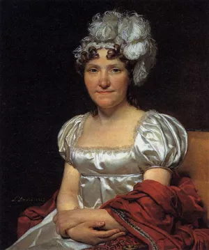 Portrait of Marguerite-Charlotte David by Jacques-Louis David Oil Painting