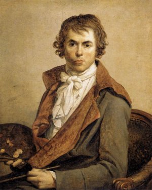 Portrait of the Artist Oil painting by Jacques-Louis David