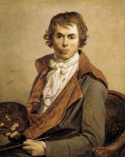 Main Product Photo of Portrait of the Artist Painting by Jacques-Louis David