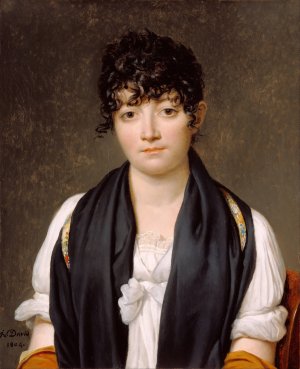 Suzanne Le Peletier De Saint-Fargeau Oil painting by Jacques Louis David