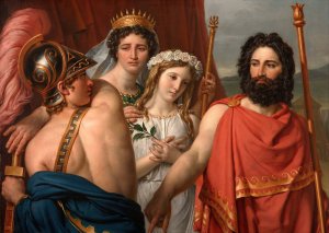 The Anger of Achilles by Jacques Louis David Oil Painting