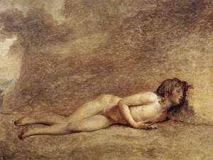 The Death of Bara Oil painting by Jacques-Louis David