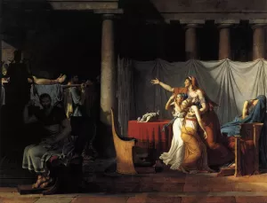 The Lictors Returning to Brutus the Bodies of His Sons by Jacques-Louis David Oil Painting