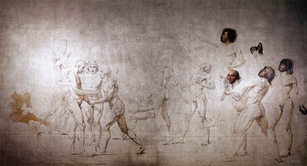 Main Product Photo of The Oath in the Tennis Court Painting by Jacques-Louis David