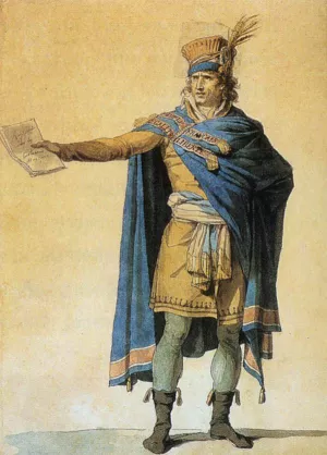 The Representative of the People on Duty Oil painting by Jacques-Louis David