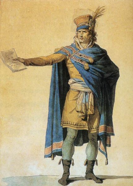 Main Product Photo of The Representative of the People on Duty Painting by Jacques-Louis David