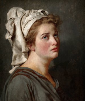 Young Woman with a Turban by Jacques Louis David Oil Painting