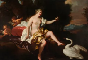 Leda by Jacques Marmotte Oil Painting