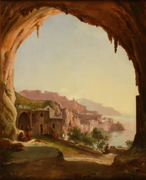 Le Monastere Oil painting by Jacques-Raymond Brascassat