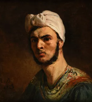 Portrait d'un Calabrais by Jacques-Raymond Brascassat Oil Painting