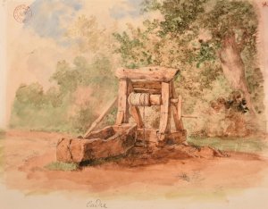 Puits by Jacques-Raymond Brascassat Oil Painting