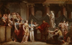 Allegory of the City of Bern by Jacques Sablet Oil Painting