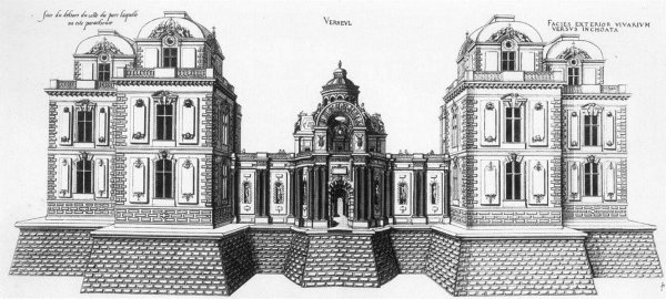 Main Product Photo of Chateau, Verneuil Painting by Jacques Androuet Du Cerceau