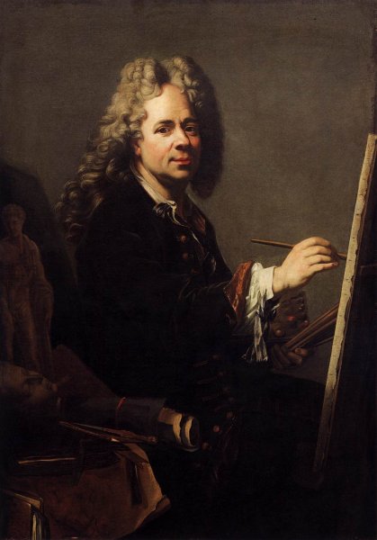 Main Product Photo of Self-Portrait before the Easel Painting by Jacques Van Schuppen