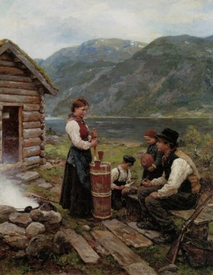 Familie Norsk Fjordlandskap