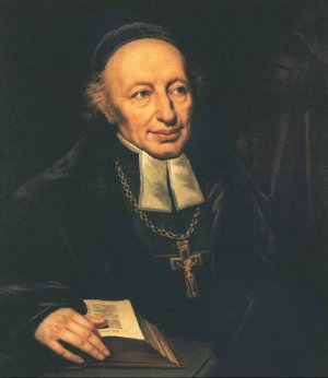 Portrait of Historian Ignacius Aurelius Fessler Oil painting by Janos Rombauer