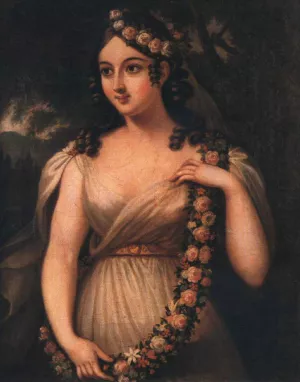 Spring Flora, May Oil painting by Janos Rombauer