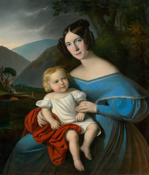 Madonna And Child  by Jakab Marastoni - Hand-Painted Oil Painting Reproduction
