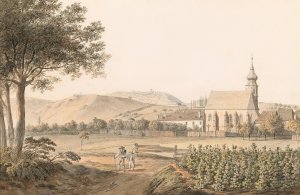 A view of Dobrota towards Mula in the Canale of Cattaro by Jakob Alt Oil Painting