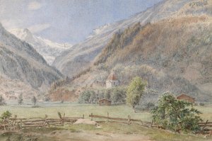 Bick auf BOckstein Oil painting by Jakob Alt