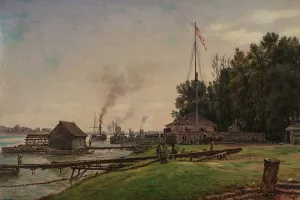II. Donaugegend by Jakob Alt Oil Painting