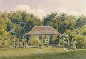The Garden of Laudaya by Jakob Alt Oil Painting