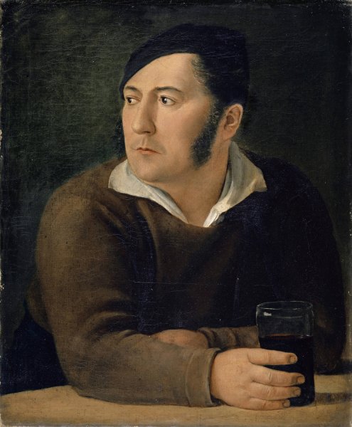 Main Product Photo of Portrait of the Artist's Brother, Leonhard Miville-Keller  Painting by Jakob Christoph Miville