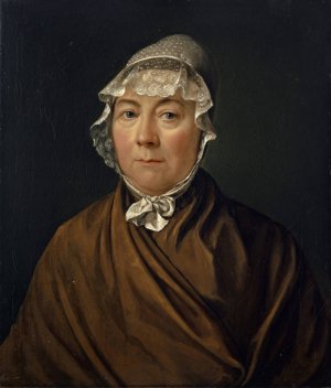 Portrait of the Artist's Mother, Maria Magdalena Miville-Lotz II by Jakob Christoph Miville Oil Painting