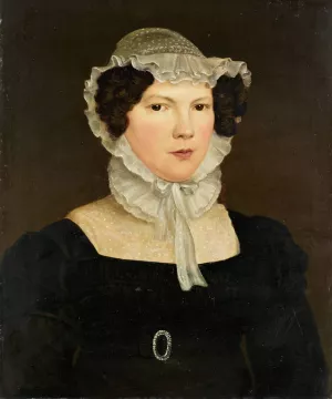 Portrait of the Artist's Sister-in-Law, Rosina Miville-Krug Oil painting by Jakob Christoph Miville