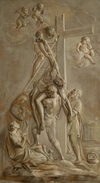 Main Product Photo of Kreuzabnahme Painting by Jakob Kellner