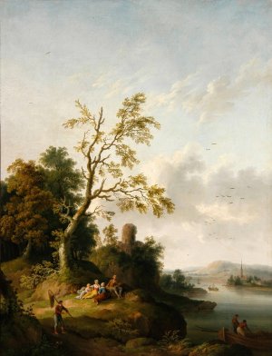 Paysage by Jakob Philipp Hackert Oil Painting