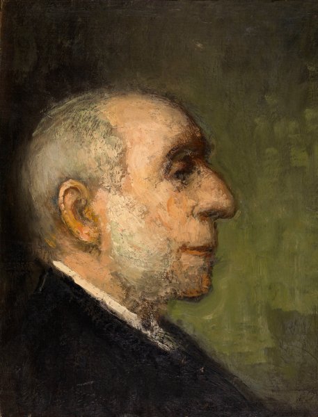 Frans Smits, the Artist's Father. by Jakob Smits - Hand-Painted Oil Painting Reproduction