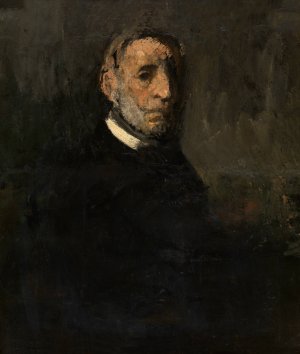 Frans Smits, the Artist's Father by Jakob Smits Oil Painting