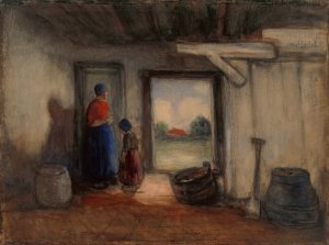 Interior by Jakob Smits Oil Painting