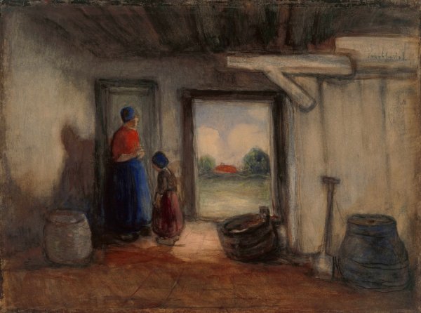 Interior by Jakob Smits - Hand-Painted Oil Painting Reproduction