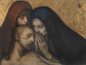 Lamentation of Christ by Jakob Smits Oil Painting