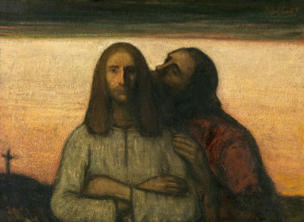 The Kiss of Judas  by Jakob Smits - Hand-Painted Oil Painting Reproduction